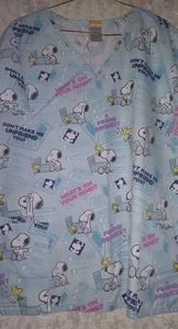Snoopy Scrub Top